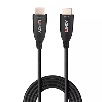 HDMI-kaapeli Lindy 38513 30 m HDMI Type-A uros 2.1 48 Gbit/s musta