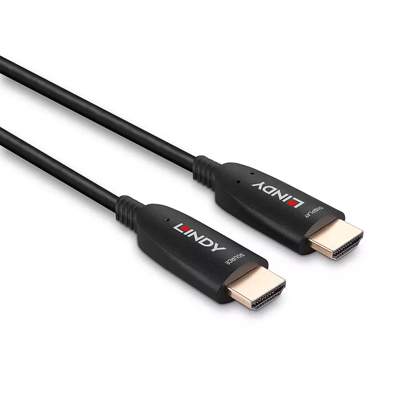 HDMI-kaapeli Lindy 38513 30 m HDMI Type-A uros 2.1 48 Gbit/s musta