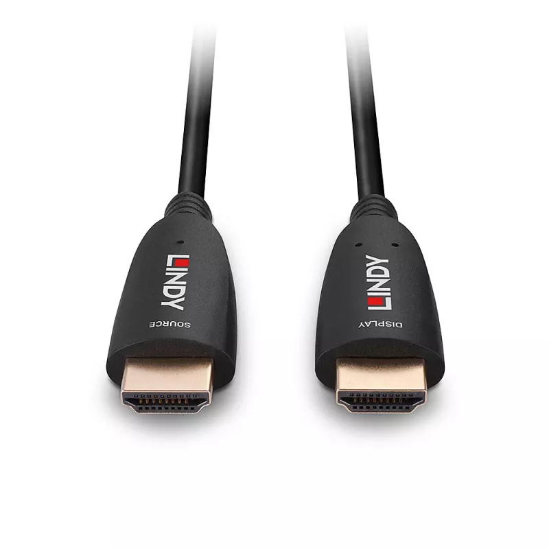 HDMI-kaapeli Lindy 38513 30 m HDMI Type-A uros 2.1 48 Gbit/s musta