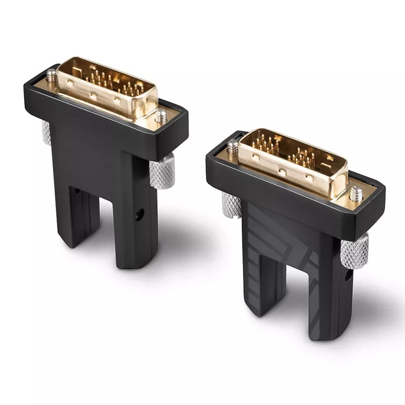 Lindy 70 m kuitu-hybridi-micro-HDMI-18G-kaapeli irrotettavilla HDMI- ja DVI-liittimillä
