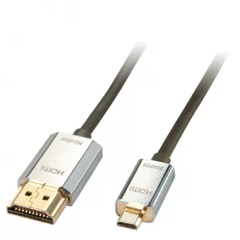 Lindy 3 m CROMO ohut Active High Speed HDMI 2.0 A/D -kaapeli Ethernetillä ja 4K-tuella