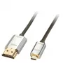 Lindy 3 m CROMO ohut Active High Speed HDMI 2.0 A/D -kaapeli Ethernetillä ja 4K-tuella