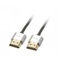 Lindy 2 m CROMO ohut High Speed HDMI -kaapeli Ethernetillä