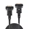 Lindy 50 m kuitu-hybridi-micro-HDMI-kaapeli 18G irrotettavilla HDMI- ja DVI-liittimillä