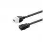 HDMI-rasia Keystone-moduuli VivoLink PROKEYHDMIFF0.2W — valkoinen, paneeliasennusmoduuli