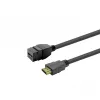 Keystone HDMI-naarasmoduuli VivoLink PROKEYHDMIFM3B musta — HDMI-liitäntämoduuli paneeleihin ja patchpaneeleihin