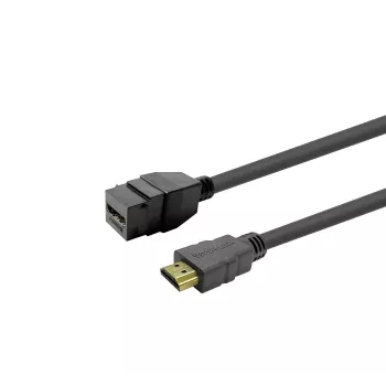 HDMI-naaras-Keystone-moduuli VivoLink PROKEYHDMIFM5B, musta, yhden portin paneelimoduuli