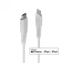 Lindy 0,5 m USB Type-C–Lightning-kaapeli, valkoinen