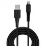 Lindy 1 m USB–Lightning-kaapeli, musta