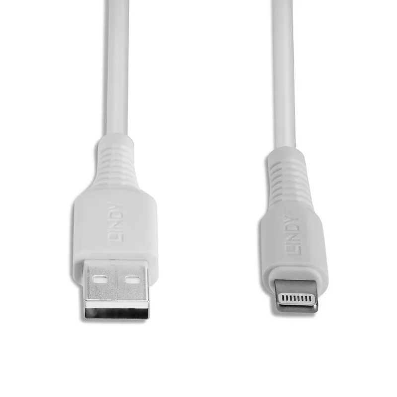 Lindy 0,5 m USB–Lightning-kaapeli valkoinen