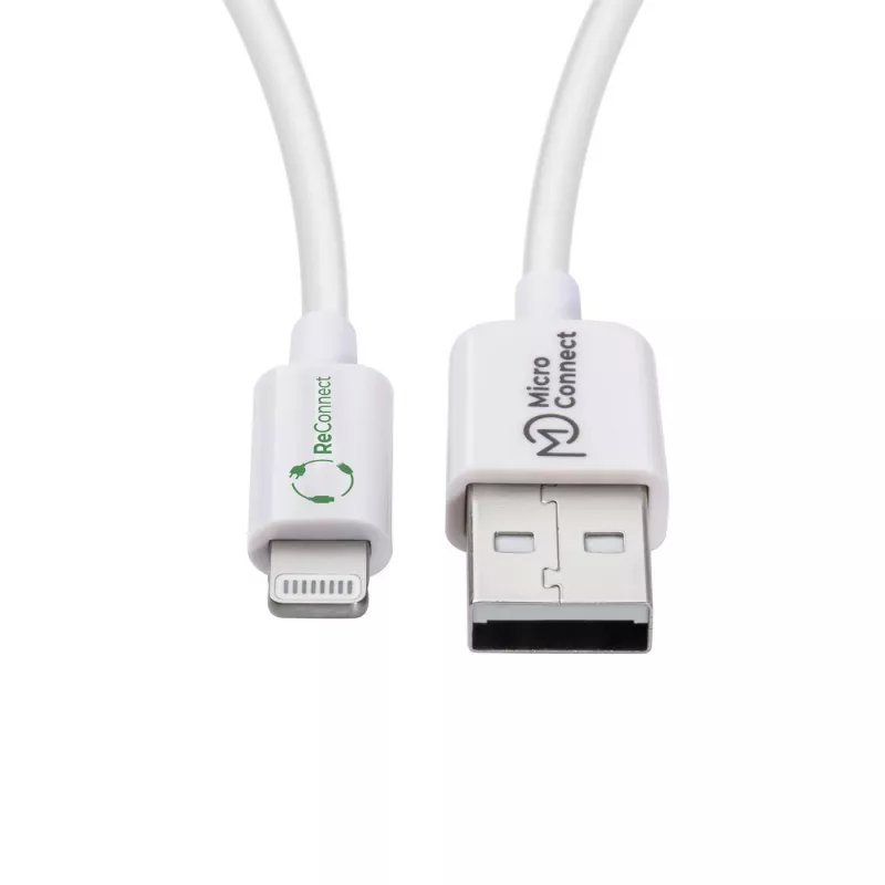 Lightning-kaapeli MicroConnect ECO-LIGHTNING1 1 m valkoinen USB-A