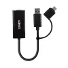 Lindy USB 3.2 Gen 1 Gigabit Ethernet -muunnin langallinen USB Ethernet 5000 Mbit/s musta