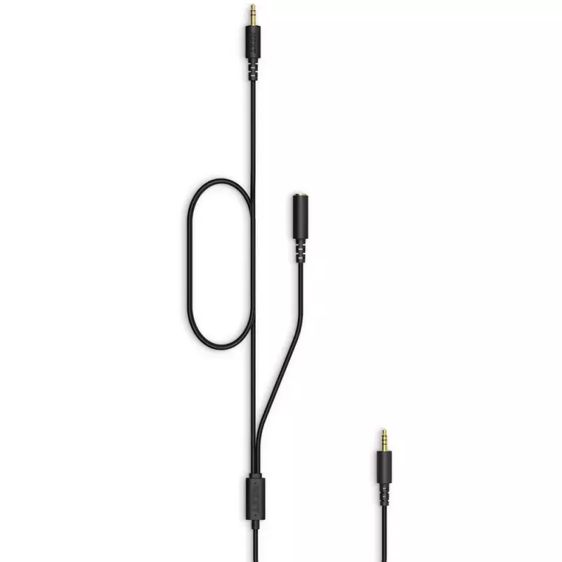 Audiokaapeli NZXT ST-ACCC1-WW 2 m 2x3,5 mm TRRS musta