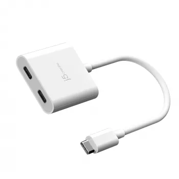 USB-C–dual-USB-C-sovitin j5create JCA164-N 3840x2160 240 Hz