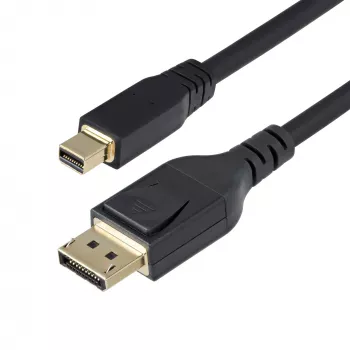 StarTech.com 3 m Mini DisplayPort–DisplayPort 1.4 -kaapeli - 8K 60 Hz/4K 120 Hz HBR3 HDR, UHD mDP–DP 1.4 -kaapeli, Ultra HD -näyttö-/videokaapeli