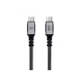 CONCEPTRONIC USB-C–USB-C-kaapeli ETTA07B12 – USB 3.2 Gen 2x2, 1,2 m, 20 Gbps, PD 3.0 100 W (20 V/5 A), 4K60Hz, musta, E-Mark