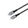 CONCEPTRONIC USB-C–USB-C-kaapeli ETTA07B12 – USB 3.2 Gen 2x2, 1,2 m, 20 Gbps, PD 3.0 100 W (20 V/5 A), 4K60Hz, musta, E-Mark