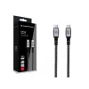 CONCEPTRONIC USB-C–USB-C-kaapeli ETTA07B12 – USB 3.2 Gen 2x2, 1,2 m, 20 Gbps, PD 3.0 100 W (20 V/5 A), 4K60Hz, musta, E-Mark