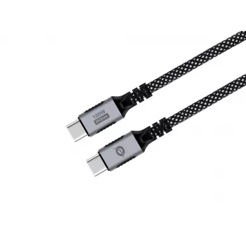 USB-C - USB-C -kaapeli CONCEPTRONIC ETTA07B20 — USB 3.2 Gen 2x2, 2 m, 20 Gbps, PD 3.0 100W (20V 5A), 4K@60Hz, E-mark