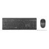 Näppäimistö Manhattan 180771 langaton QWERTY musta hiiri sisältyy