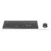 Näppäimistö Manhattan 180771 langaton QWERTY musta hiiri sisältyy