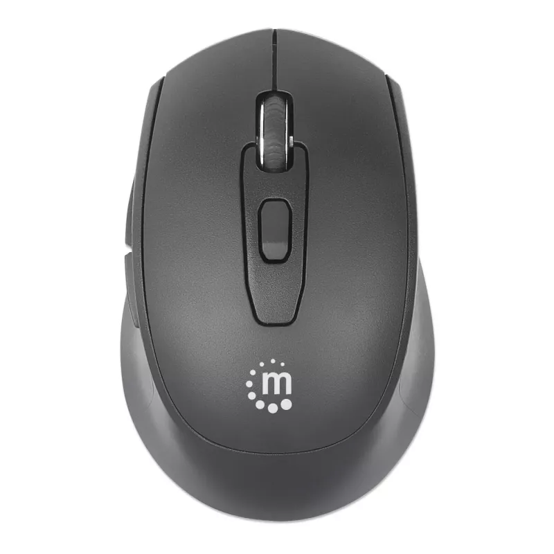 Manhattan MW6200 langaton hiiri, USB-A-nanovastaanotin, musta