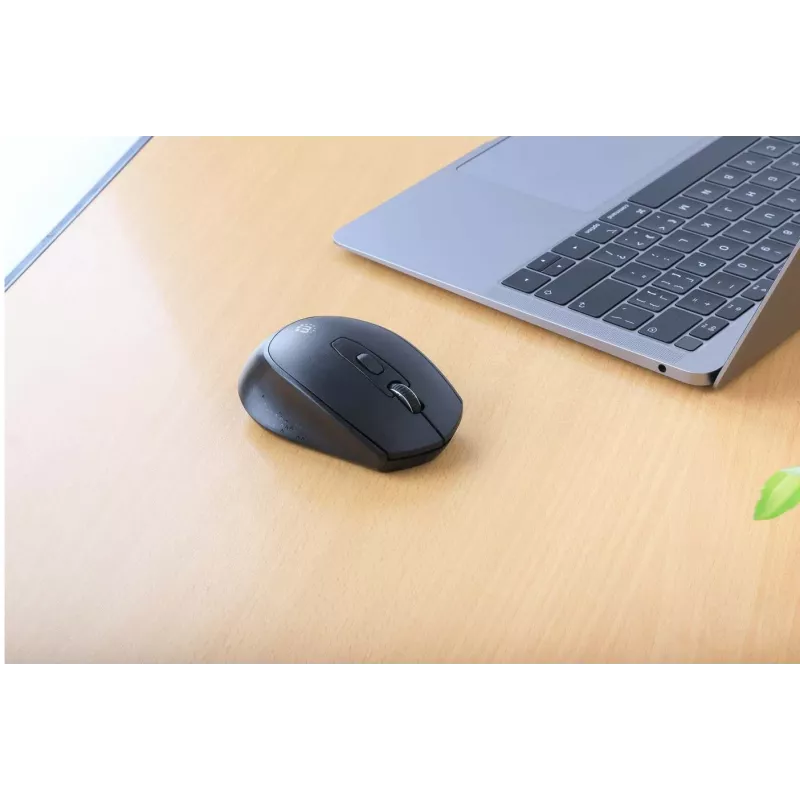 Manhattan MW6200 langaton hiiri, USB-A-nanovastaanotin, musta