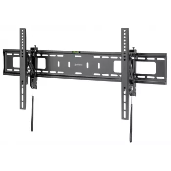 Manhattan TV- ja monitoriteline, varkaudenestollinen, seinäkiinnitys kallistus, 43-100, musta, VESA 200x200–800x400 mm, enintään 75 kg