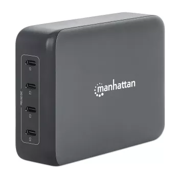 Laturi Manhattan neljä USB-C PD -liitäntää 140W per liitäntä 240W yhteensä
