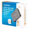 Manhattan 102667 4-porttinen GaN USB Power Delivery -latausasema, 240 W