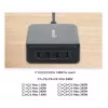 Manhattan 102667 4-porttinen GaN USB Power Delivery -latausasema, 240 W