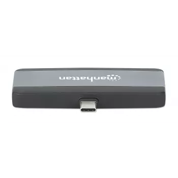USB-C-matkatelakka Manhattan 190404 4 porttia HDMI USB-A USB-C 3,5 mm