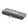 USB-C-matkatelakka Manhattan 190404 4 porttia HDMI USB-A USB-C 3,5 mm