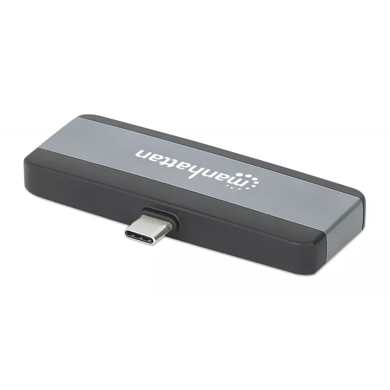 USB-C-matkatelakka Manhattan 190404 4 porttia HDMI USB-A USB-C 3,5 mm