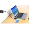 USB-C-matkatelakka Manhattan 190404 4 porttia HDMI USB-A USB-C 3,5 mm