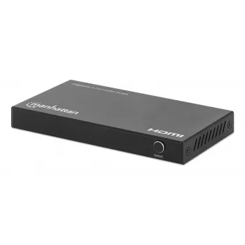 HDMI-kytkin 3x1 MANHATTAN 18G automaattinen manuaalinen IR-kaukosäädin musta