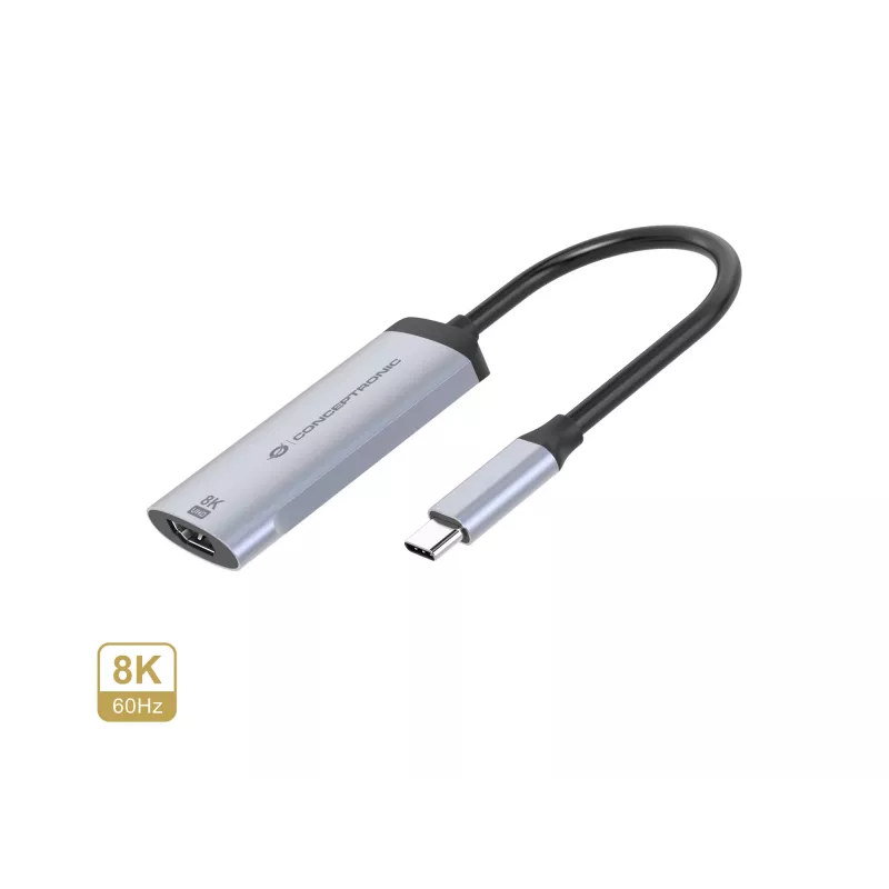 Conceptronic ABBY23G USB-C-HDMI-2.1-adapteri, 8K60Hz