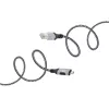 Manhattan USB-C Gigabit-verkko Ethernet RJ45 -kaapeli 2 m musta/hopea