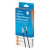 Manhattan USB-C Gigabit-verkko Ethernet RJ45 -kaapeli 2 m musta/hopea