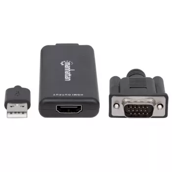 VGA- ja USB-A-HDMI-muunnin Manhattan 152426