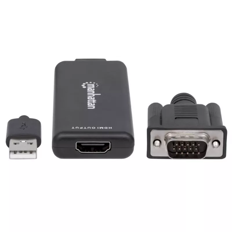 VGA- ja USB-A-HDMI-muunnin Manhattan 152426