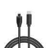 LogiLink CU0196 USB-kaapeli USB 2.0 0,5 m USB-C Micro-USB B musta