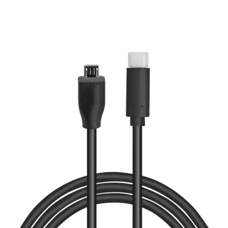 LogiLink CU0196 USB-kaapeli USB 2.0 0,5 m USB-C Micro-USB B musta