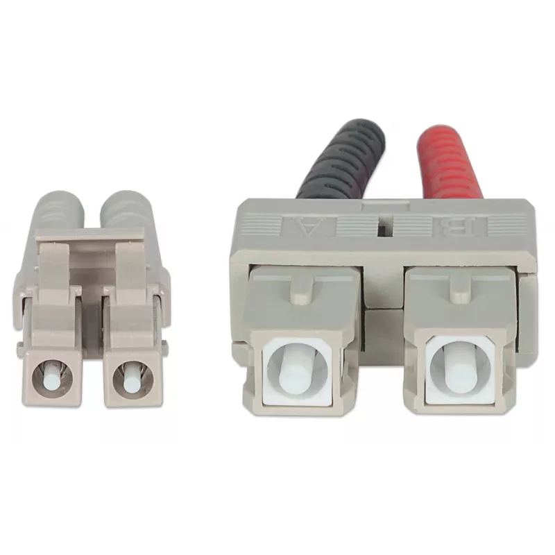 Intellinet kuitukaapeli, OM4, LC/SC, 2 m, violetti, duplex, multimode, 50/125 µm, LSZH, kuitu, elinikäinen takuu