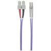 Intellinet kuitukaapeli, OM4, LC/SC, 2 m, violetti, duplex, multimode, 50/125 µm, LSZH, kuitu, elinikäinen takuu