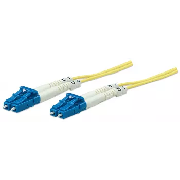 Intellinet kuitukaapeli, OS2, LC/LC, 3 m, keltainen, duplex, singlemode, 9/125 µm, LSZH, kuitu, elinikäinen takuu