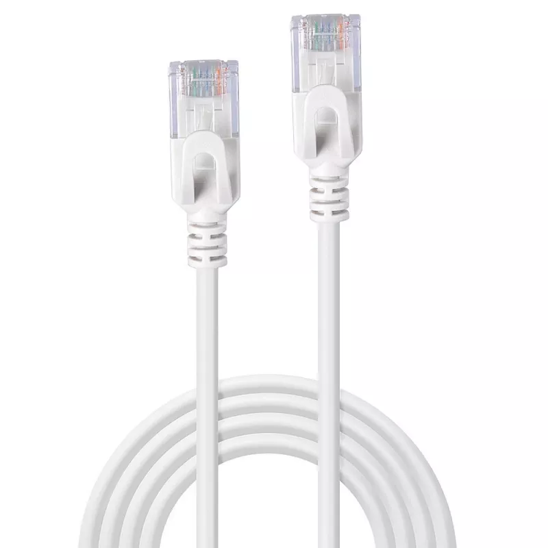 Lindy 1 m Cat.6A U/UTP ultrahohut verkkokaapeli, harmaa
