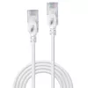 Lindy 5 m Cat.6A U/UTP ultrahohut verkkokaapeli, harmaa