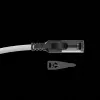Lindy 1,5 m Cat.6A S/FTP Locking -verkkokaapeli, harmaa