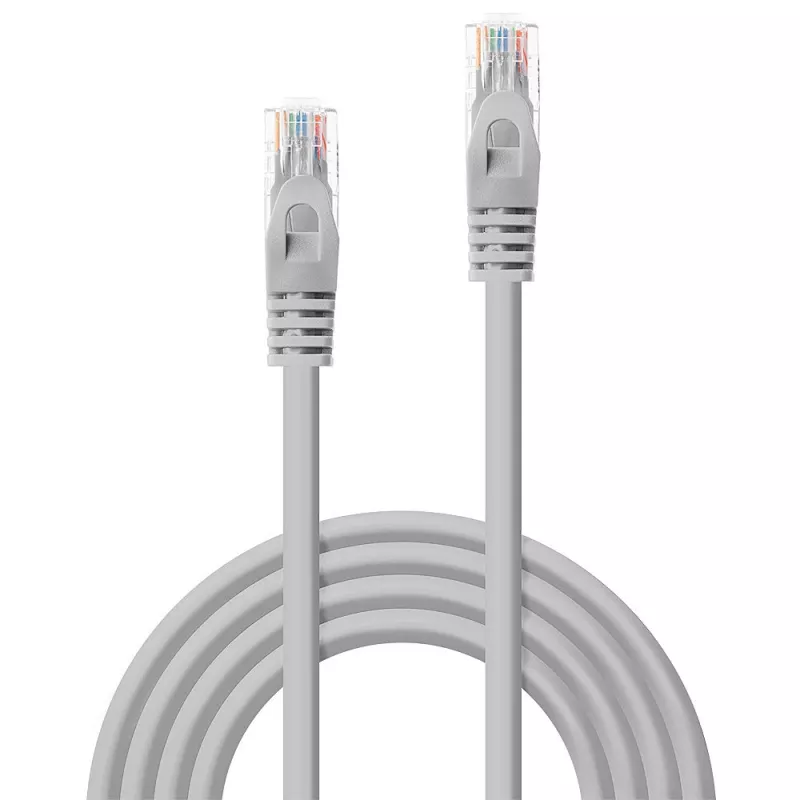 Verkkokaapeli Lindy 40 m RJ-45 Cat5e harmaa